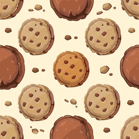 Mobile Wallpaper With Cute Cartoon Of Cookie Background Wallpaper Image