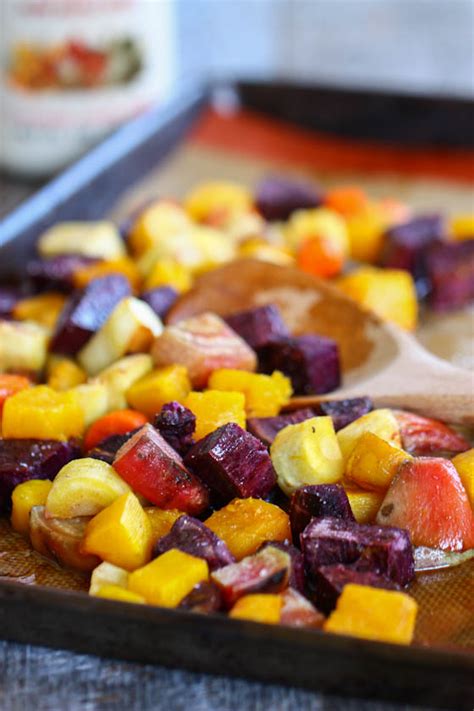 Maple Cinnamon Glazed Root Vegetables Eat Live Run