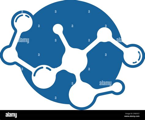 Molecule Logo Vector Illustration Design Template Stock Vector Image