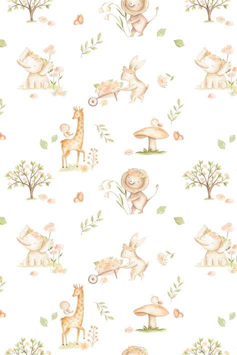 Baby Prints Nursery Prints Nursery Art Safari Wallpaper Baby