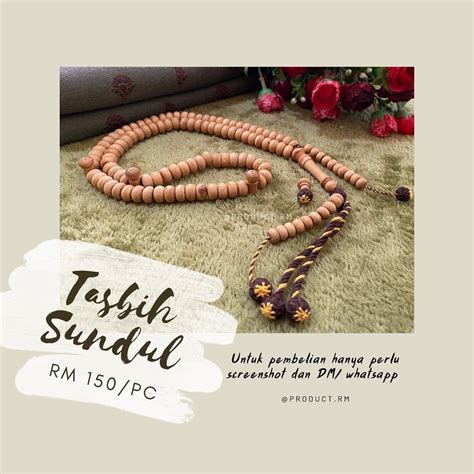 Tasbih Kayu Sandal Sandal Wood Biji Shopee Malaysia