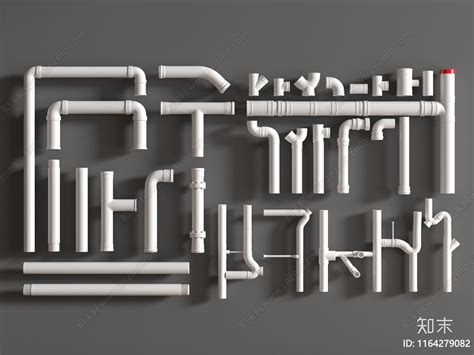 管道3d模型下载【id1164279082】知末3d模型网