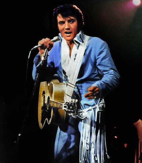 Elvis Presley Jumpsuit Blue Tapestry