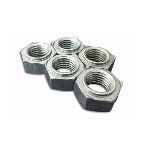 Polished MS Hex Weld Nut Size M4 To M12 Packaging Type Packet At Rs