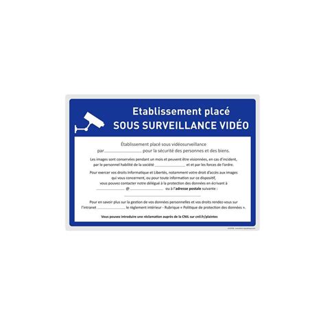 Panneau Ville placée sous vidéoprotection Direct Signalétique