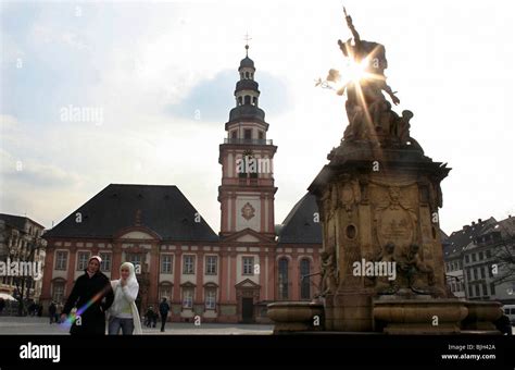 The old city hall on the main square, Mannheim, Germany Stock Photo - Alamy