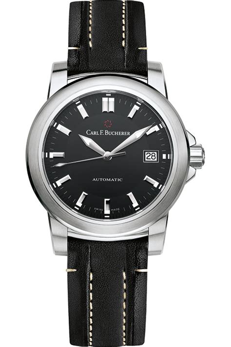 Carl F Bucherer Autodate Mm Watch In Black Dial