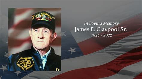 James E Claypool Sr Tribute Video