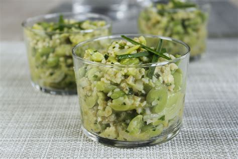 Salade De F Ves Au Boulgour Et Ciboulette Salade De F Ves Recette