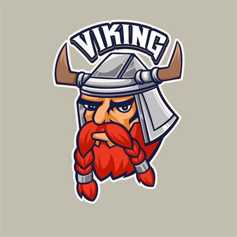 Premium Vector Vikings Mascot Logo Template