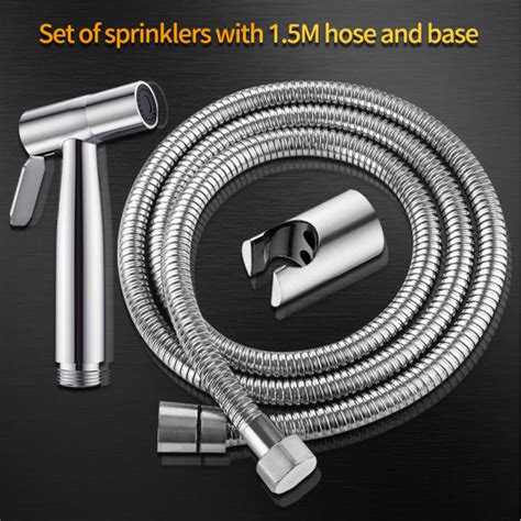 Bidet Sprayer Stainless Steel Spray Shower Set Pressurized Spray