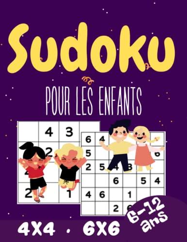 Sudoku Pour Les Enfants Ans Livres Jeux Sudoku Facile Pour