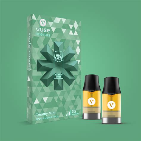 Epod Creamy Mint E Liquid Pods Vuse Nz