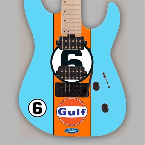 Custom Waterslide Guitar Decals Six String Stickers