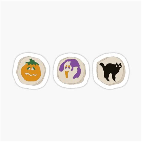 "Pillsbury Halloween Cookies" Sticker for Sale by ellumona | Redbubble