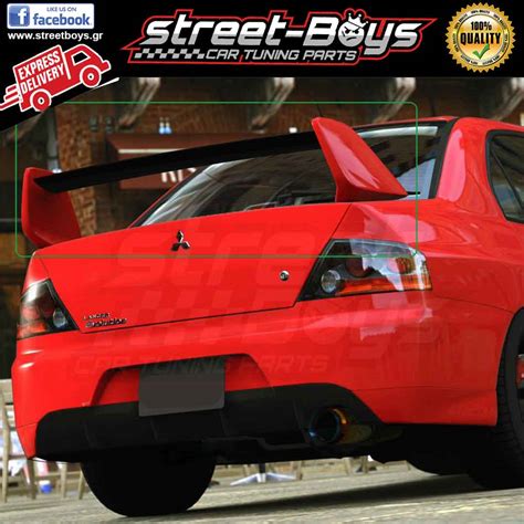 ΑΕΡΟΤΟΜΗ Evo Type Spoiler Mitsubishi Lancer Evolution 789 Street Boys Car Tuning Shop