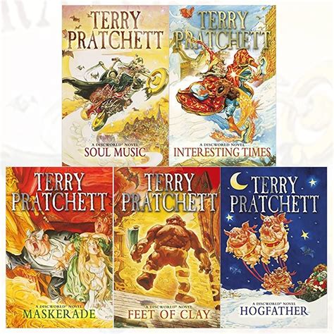 Terry Pratchett Discworld Novel Series 4 16 To 20 Books Collection Set