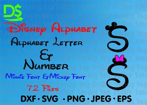 Disney Svg Schriftart Disney Alphabet Svg Ohren Svg Minnie Schriftart Porn Sex Picture