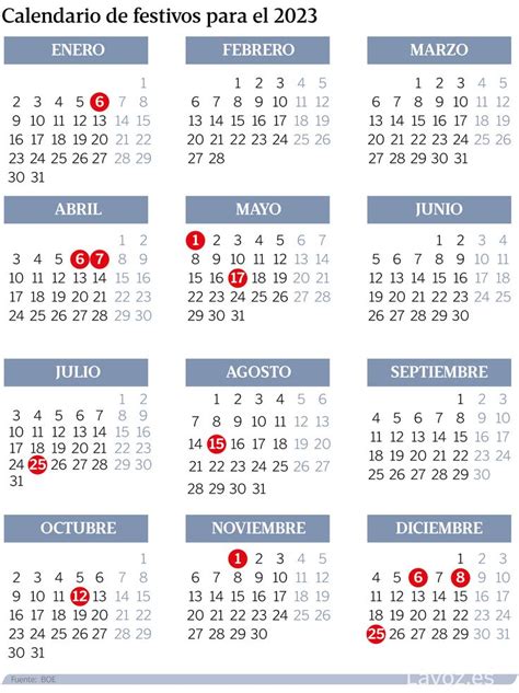 El Calendario Laboral Del Tendr Festivos Comunes A Todo El