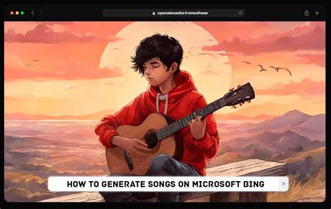 How To Generate Songs On Microsoft Bing Open Ai Master