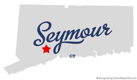 Map of Seymour, CT, Connecticut