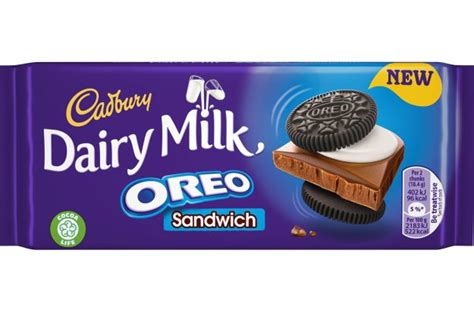 Cadbury Unveil New Oreo Chocolate Bar Containing Whole Biscuits Ok