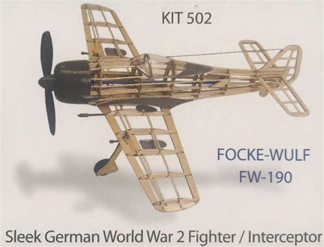 Guillows Focke Wulf FW 190 Kit