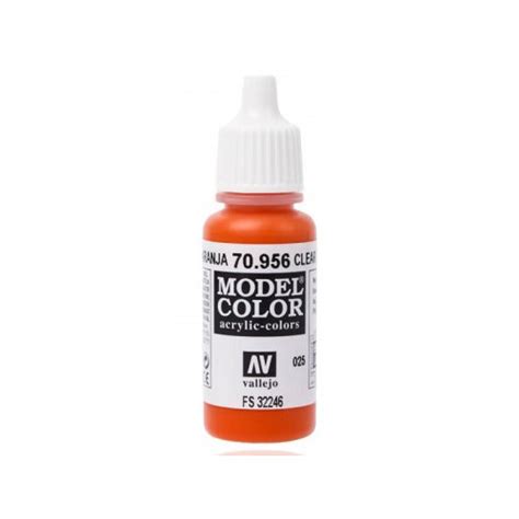 Vallejo Peinture Acrylique Model Color Ml Matt Clear Orange Mcm