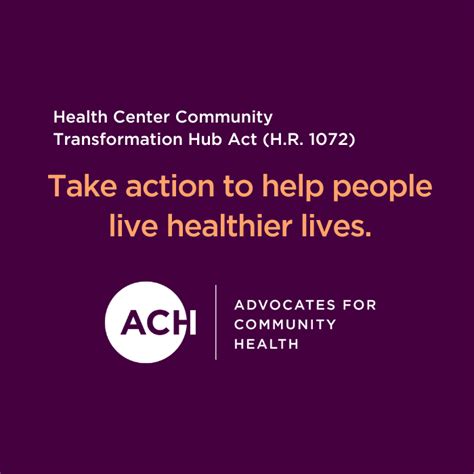 Take Action To Support The Health Center Community Transformation Hub