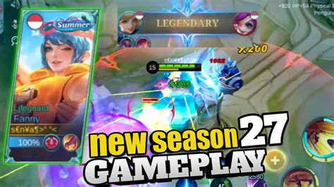 Welcome To Epik Guys Gameplay Perdana Awal Season 27 Fanny Gameplay