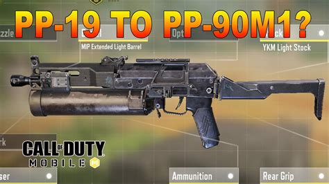 Turning PP19 Bizon Into PP 90M1 PP 19 Gunsmith Gameplay COD Mobile