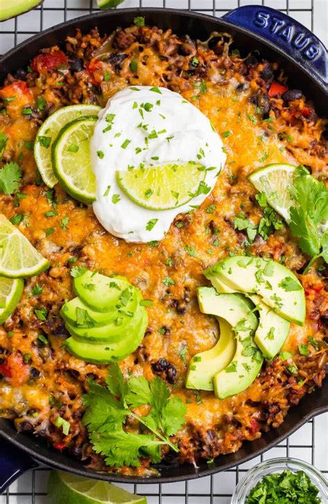 Taco Skillet {easy Healthy One Pan Meal}