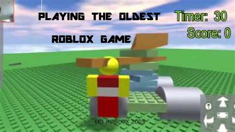 Playing The Oldest Roblox Game Youtube