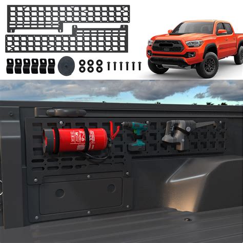 SZYANG Side Molle Panel Compatible With 2005 2023 Toyota Tacoma Truck