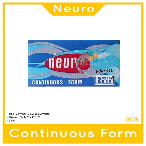 Jual Neuro Continous Form 2 Ply 91 2 X 11 2 K2 Wartel Box Shopee Indonesia