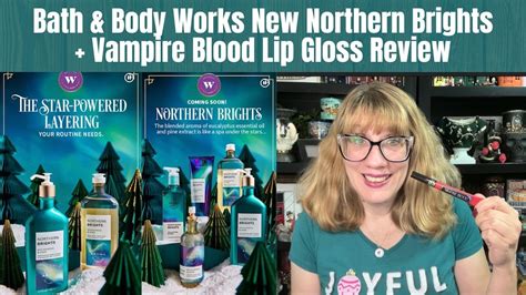 Bath Body Works New Northern Brights Vampire Blood Lip Gloss Review