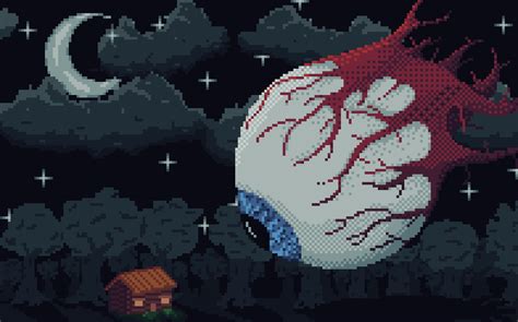 Eye Of Cthulhu Fan Art By Me R Terraria