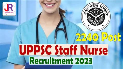 Uppsc Staff Nurse Recruitment Notification Post Out Apply