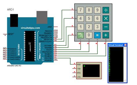 Matrix Keypad Wiring