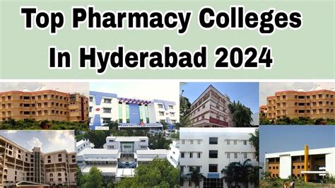 Top Pharmacy Colleges In Hyderabad Ts Eamcet Counselling