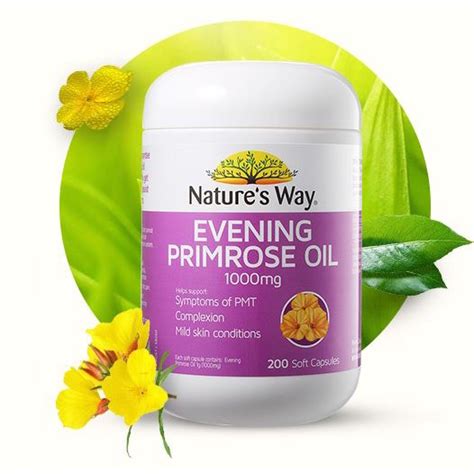 Nature S Way Evening Primrose Oil Soft Capsules Expiry Date March