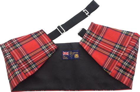 Royal Stewart Scottish Tartan Bow Tie Cummerbund Set Hogmanay Robert