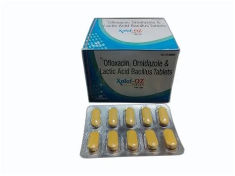 Ofloxacin Ornidazole And Lactic Acid Bacillus Tablet At Rs 99 Strip