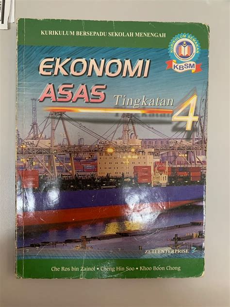 Buku Teks Ekonomi Asas Tingkatan Kbsm Hobbies Toys Books