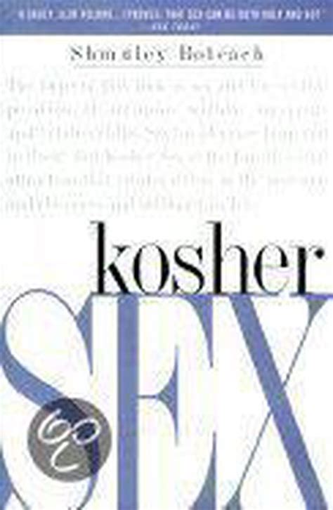 Kosher Sex Shmuley Boteach 9780385494663 Boeken