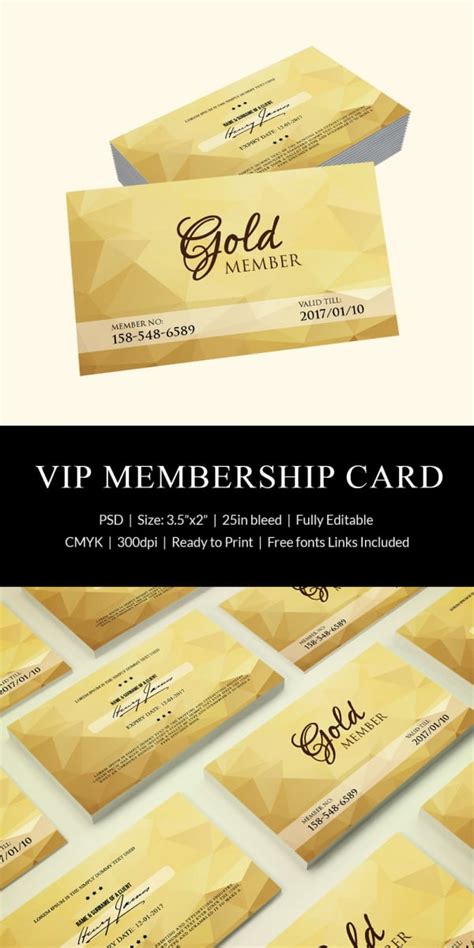 Membership Card Templates