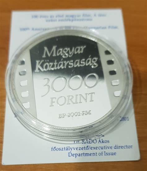 3000 forint Węgry 2001 100 lat filmu Rudnik Kup teraz na Allegro