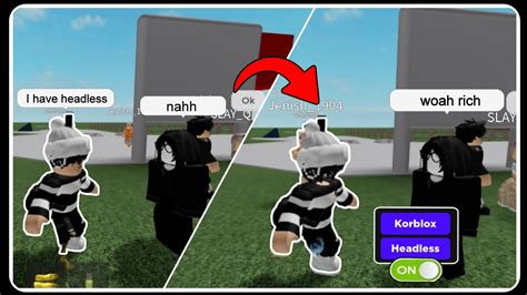 FE Free Headless Korblox Script ROBLOX SCRIPTS Rich On Any Game