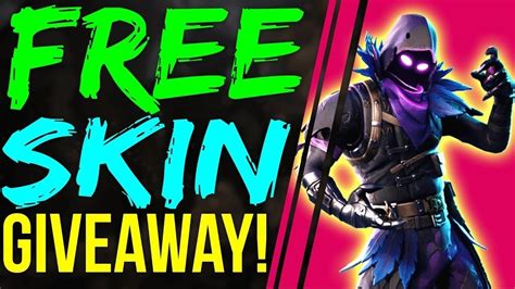 Free Fortnite Skin Giveaway Youtube