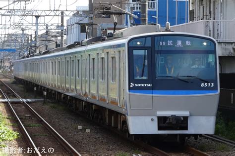 2nd Train 【相鉄】8000系8713f8713×10試運転の写真 Topicphotoid80473